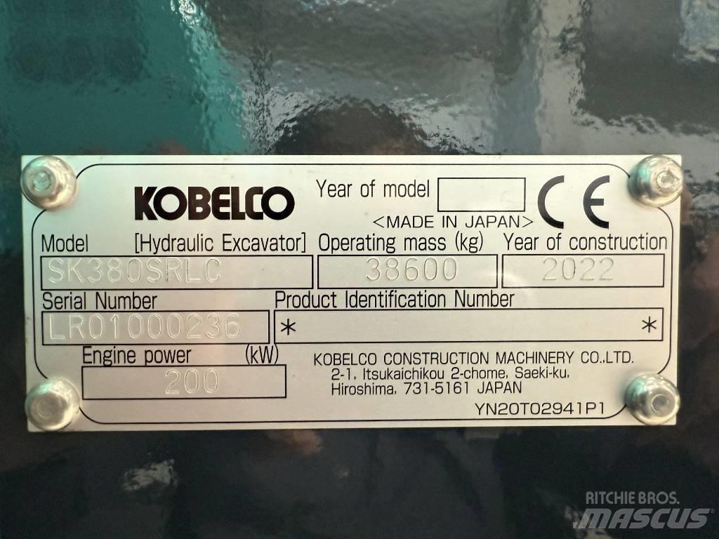 Kobelco SK380SRLC حفارات زحافة