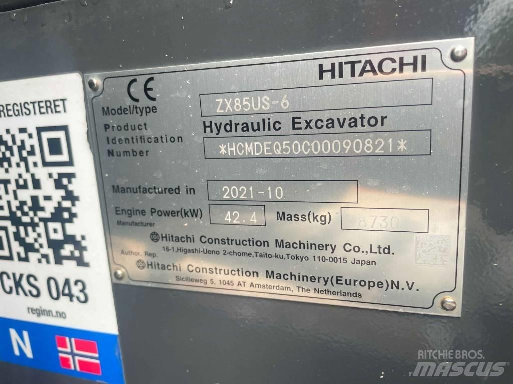 Hitachi ZX 85 US-6 حفارات وسط 7 طن - 12 طن