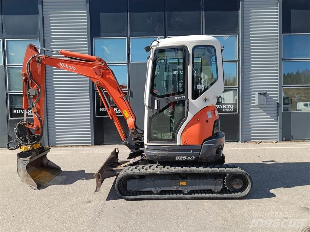 Kubota U25-3 حفارات صغيرة أقل من 7 طن (حفارات صغيرة)