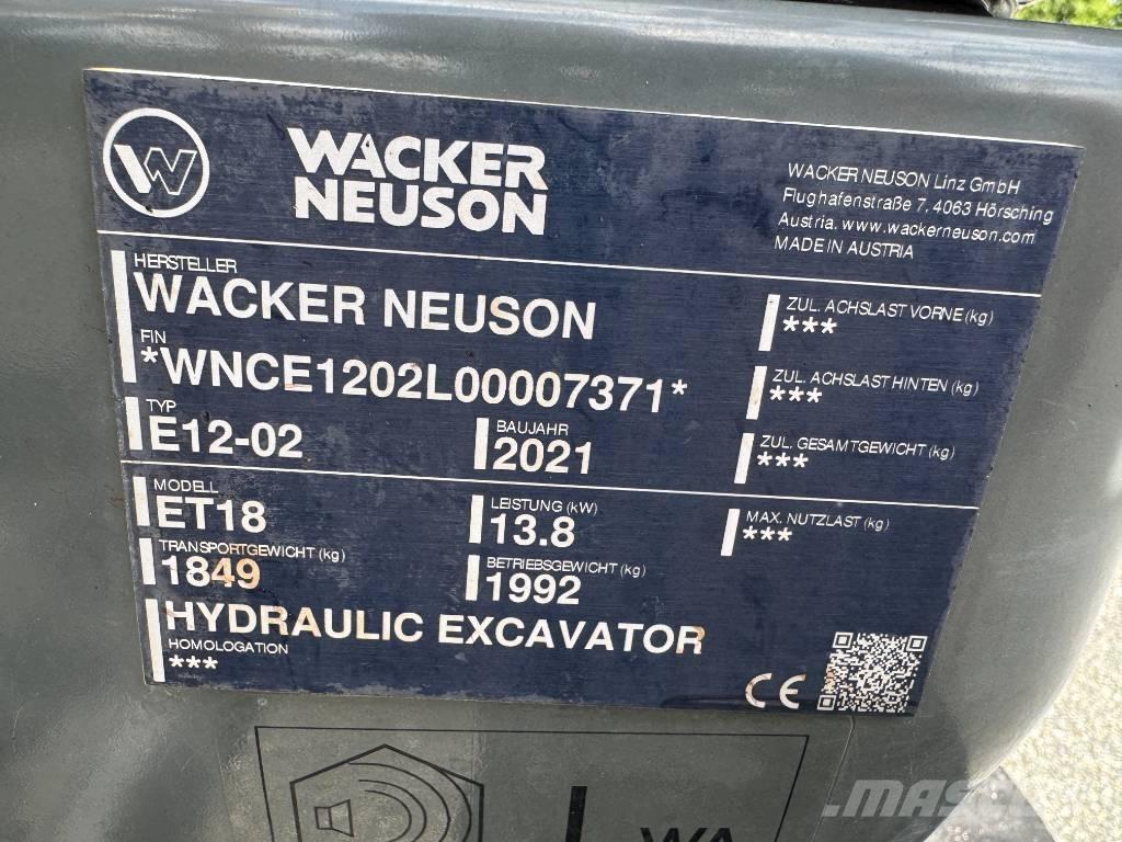 Wacker Neuson ET18 حفارات زحافة