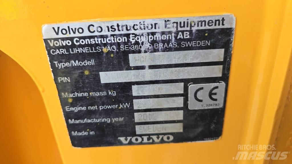 Volvo A 25 F ساحبات مفصلية