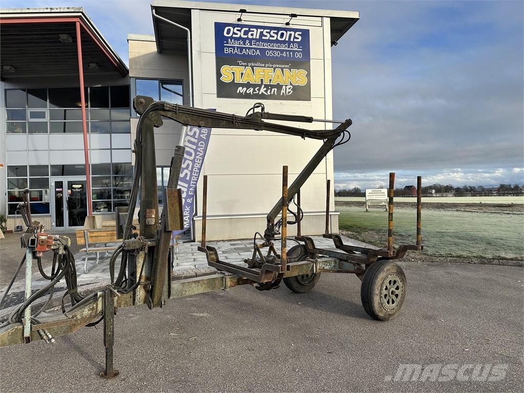  Enkelaxlad Vedkärra مقطورات تحريج