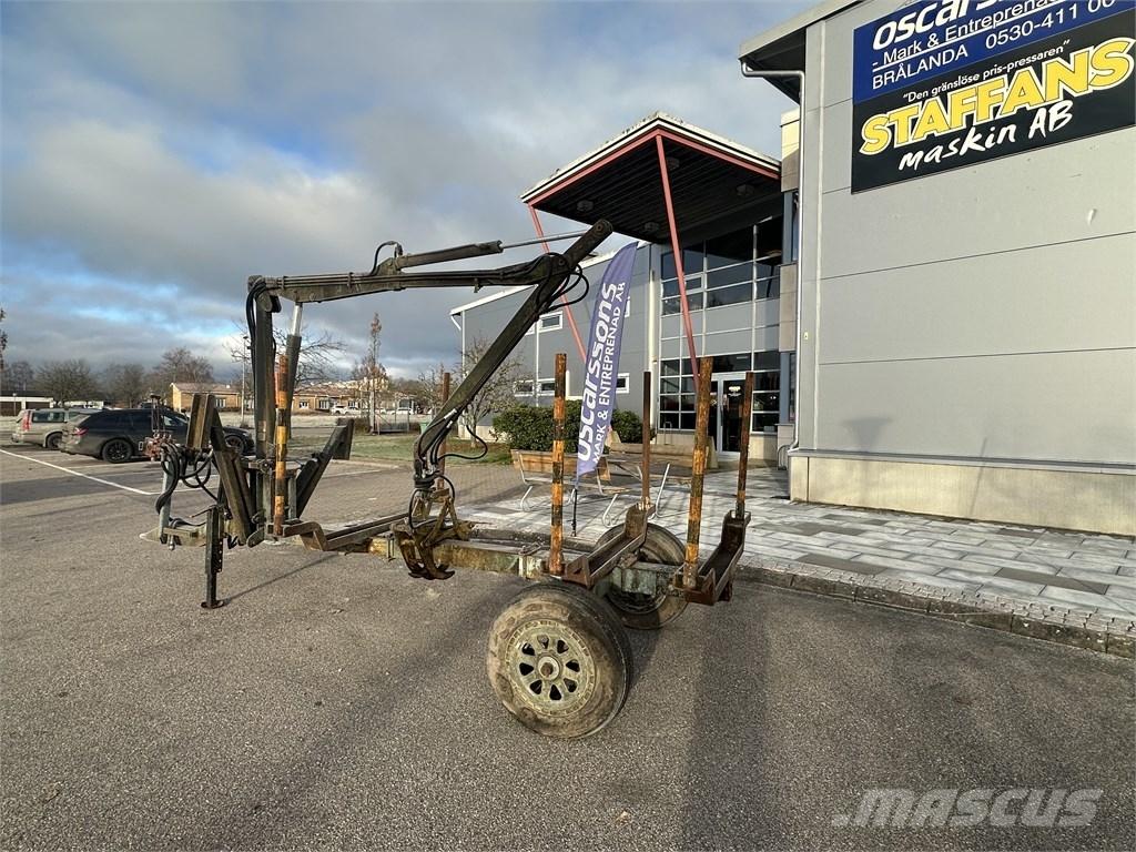  Enkelaxlad Vedkärra مقطورات تحريج