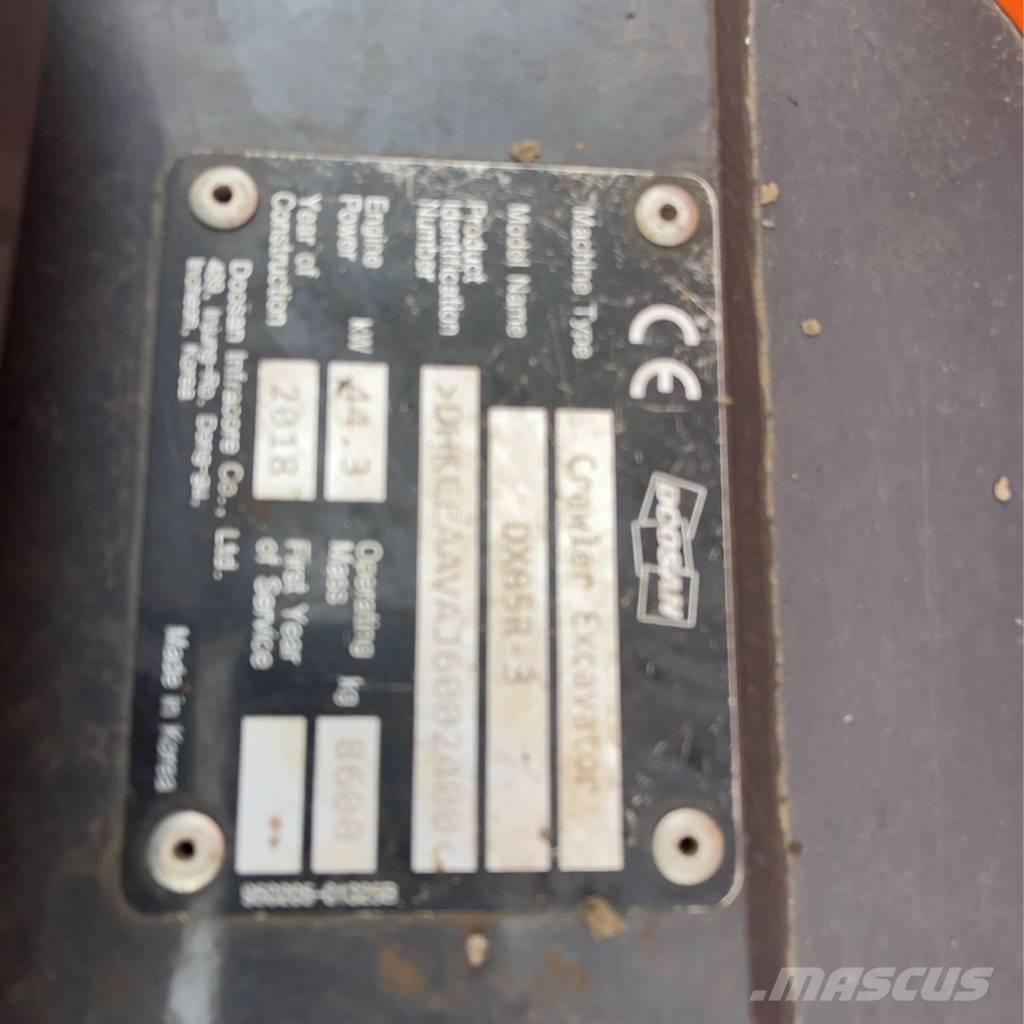 Doosan DX 85 R-3 حفارات وسط 7 طن - 12 طن