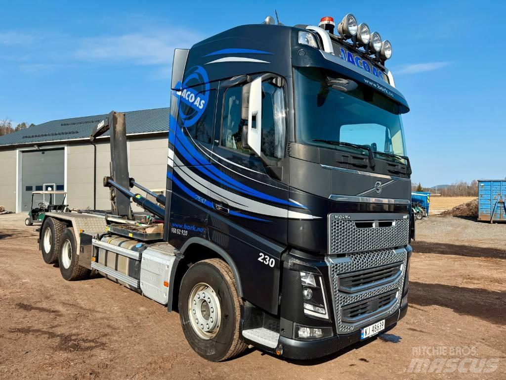 Volvo FH 16 750 6x4 شاحنات الرافعات الخطافية