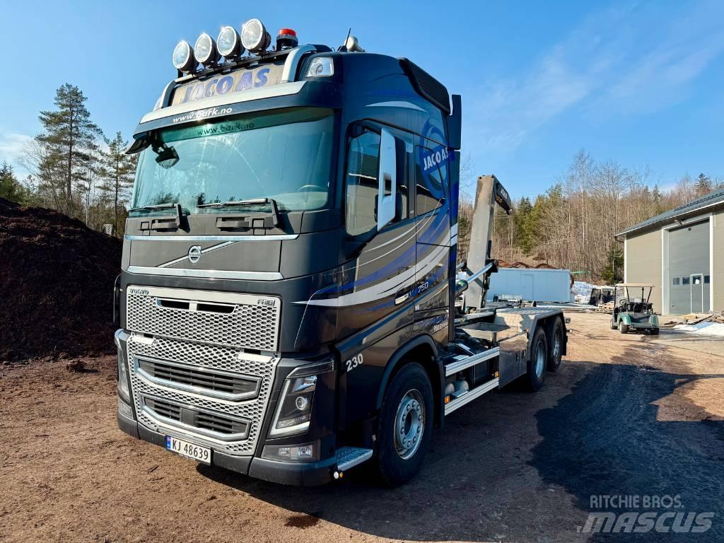Volvo FH 16 750 6x4 شاحنات الرافعات الخطافية