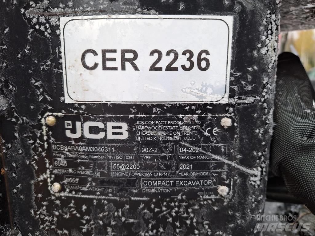 JCB 90 Z-2 حفارات وسط 7 طن - 12 طن