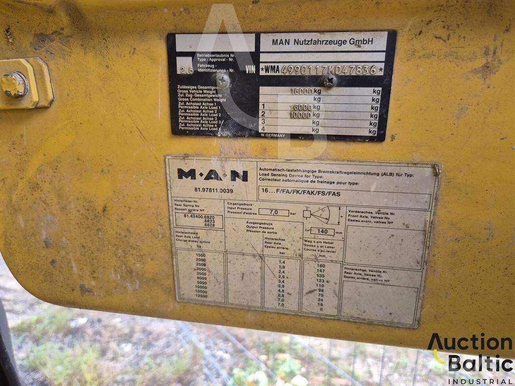 MAN 16.192 شاحنات قلابة