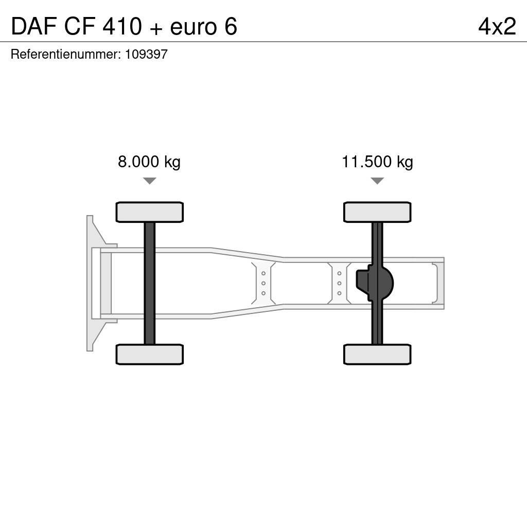 DAF CF 410 + euro 6 وحدات الجر