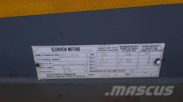 Meiller MHPS نصف مقطورات قلابة