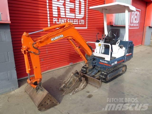 Kubota KX 36 حفارات صغيرة أقل من 7 طن (حفارات صغيرة)