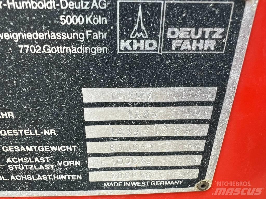 Deutz Fahr F 570 مقطورات ذاتية التحميل