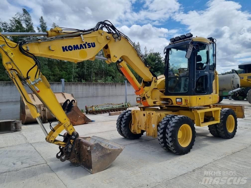 Komatsu PW 118 MR-8 حفارات بعجل
