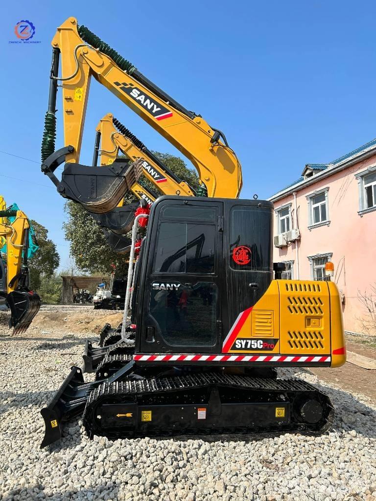 Sany SY 75 C pro حفارات صغيرة أقل من 7 طن (حفارات صغيرة)