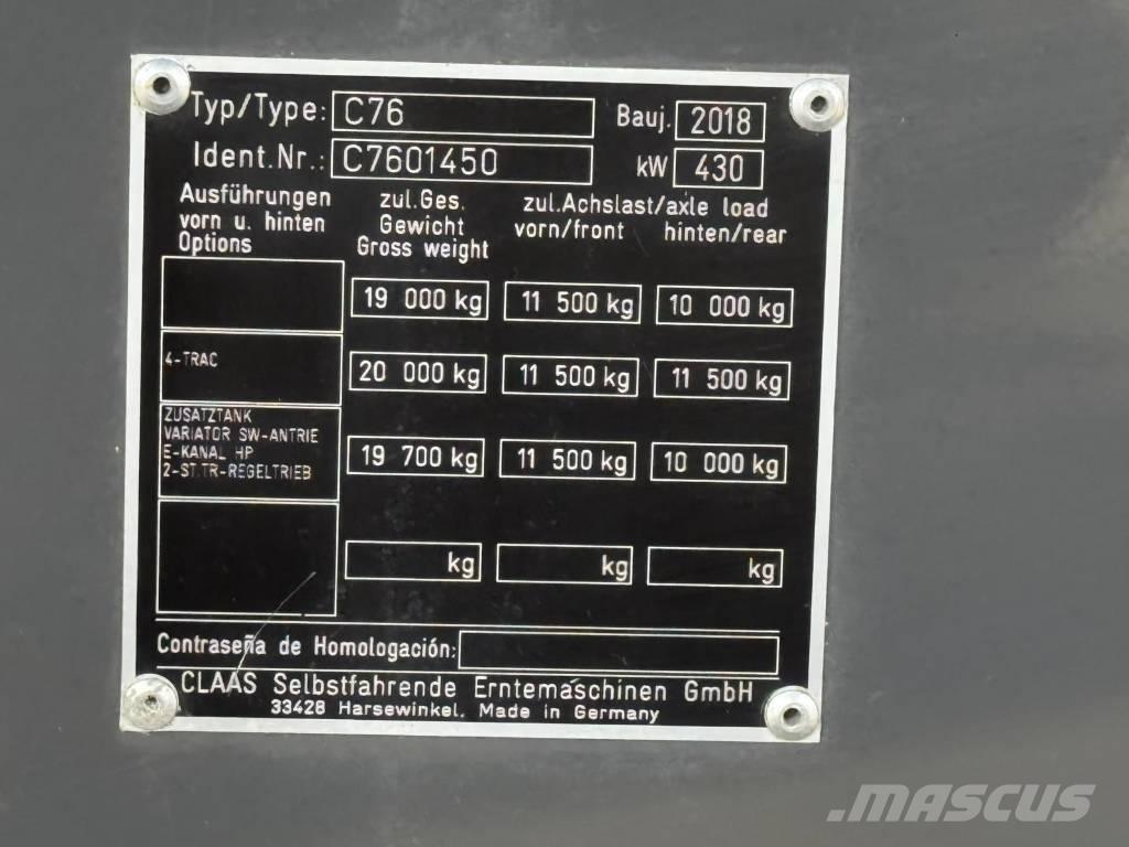 CLAAS Lexion 770 حصادات