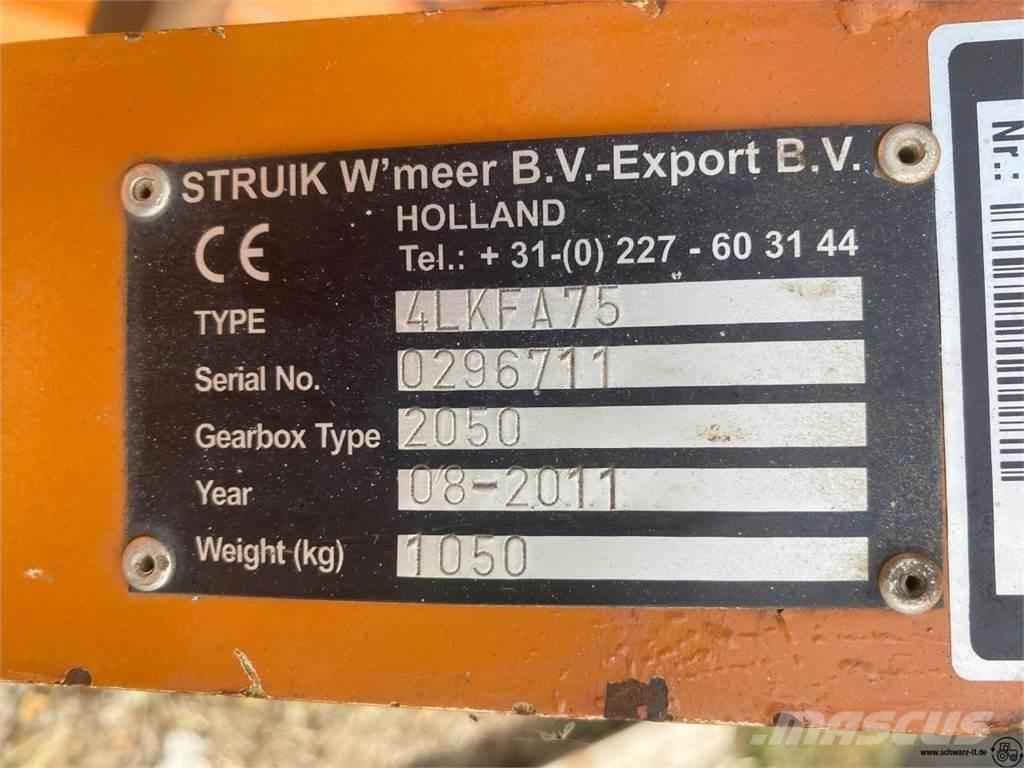 Struik 4LKFA75 معدات جز نباتات البطاطس المتيبسة