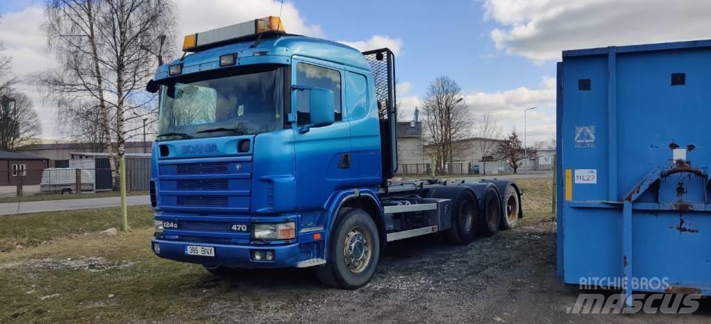 Scania R 124 GB6X4NA شاحنات قلابة
