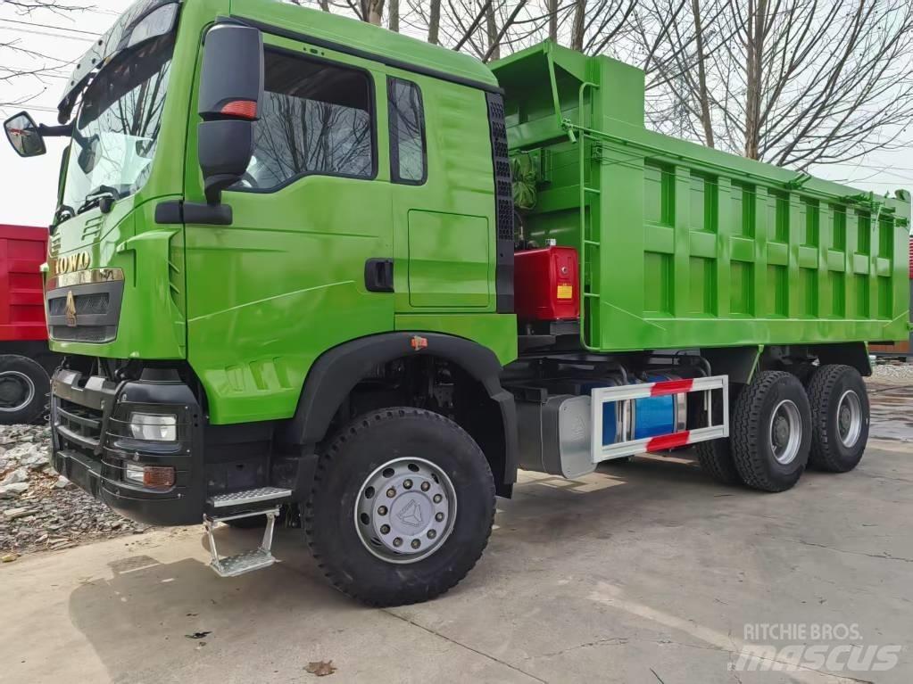 Howo 371 6X4 عربات نقل قلابة للمواقع