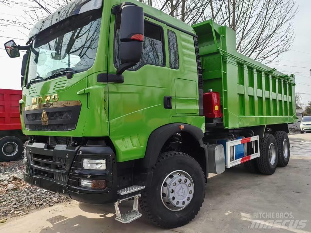 Howo 371 6X4 عربات نقل قلابة للمواقع