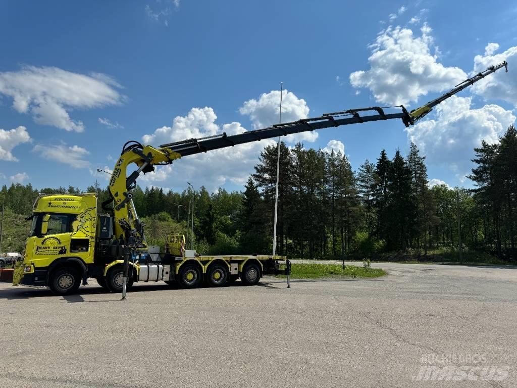 Scania R 650 10x4 شاحنات الرافعات