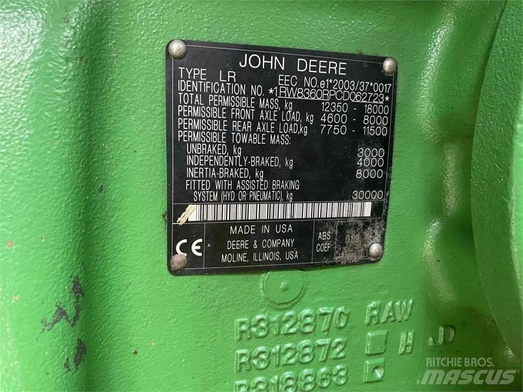 John Deere 8360R الجرارات