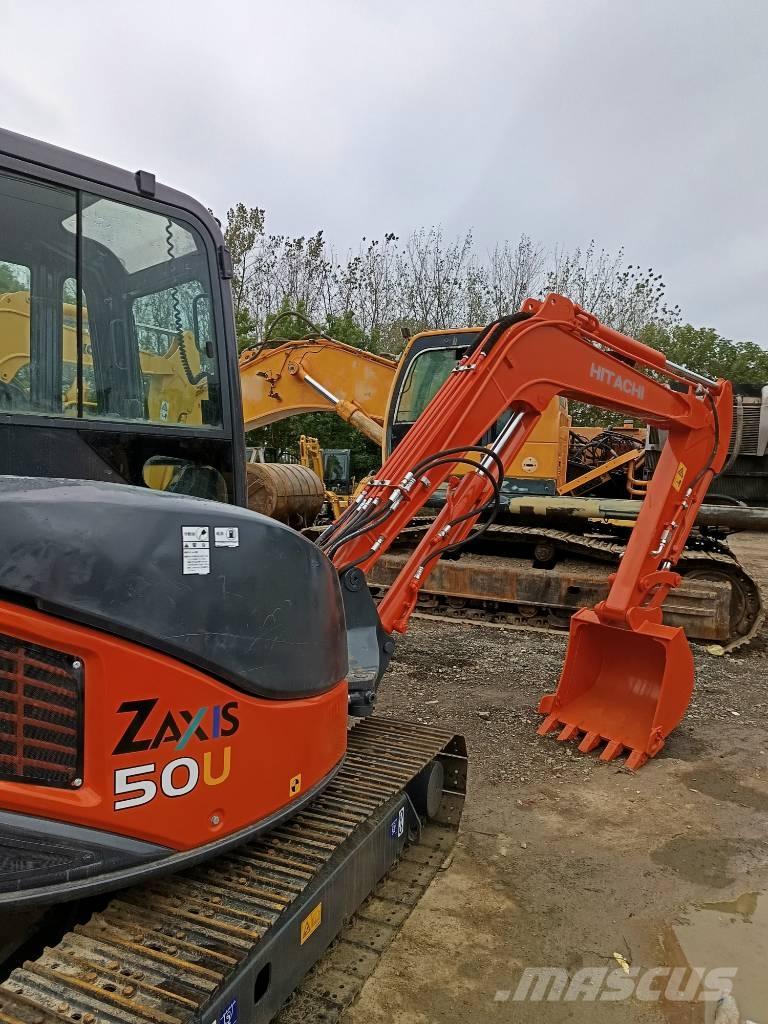 Hitachi ZX 50 U حفارات صغيرة أقل من 7 طن (حفارات صغيرة)