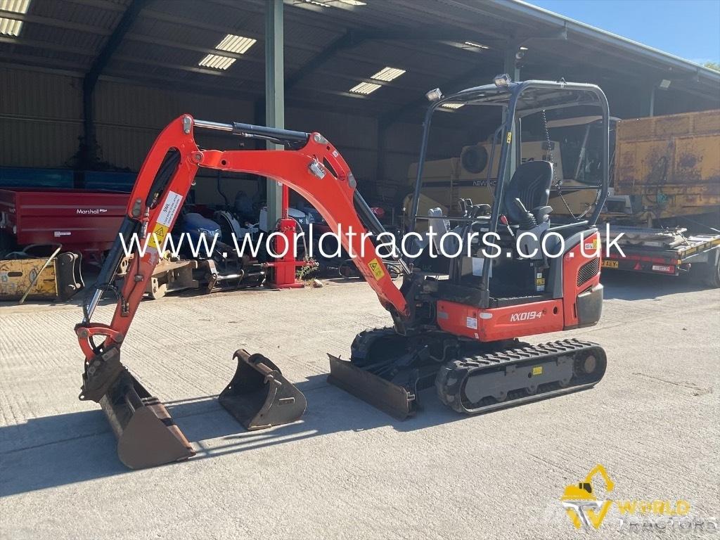 Kubota KX 019-4 حفارات صغيرة أقل من 7 طن (حفارات صغيرة)