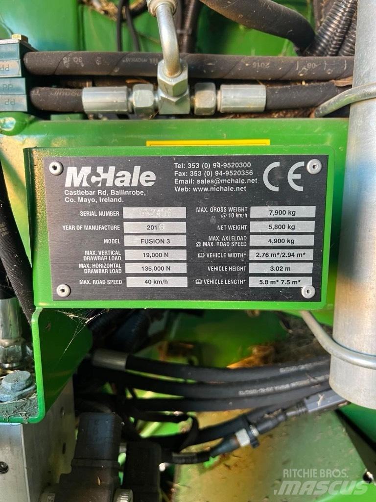 McHale Fusion 3 Plus محزمات مستديرة