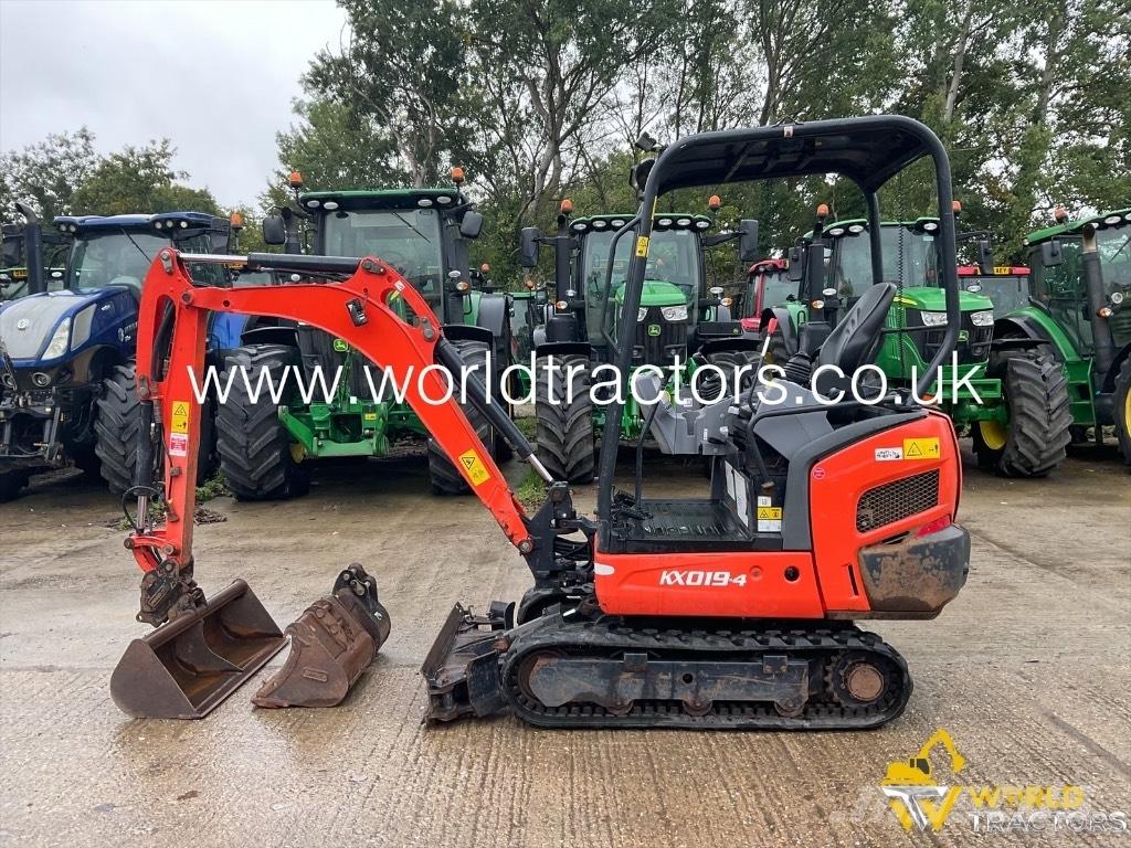 Kubota KX 019-4 حفارات صغيرة أقل من 7 طن (حفارات صغيرة)