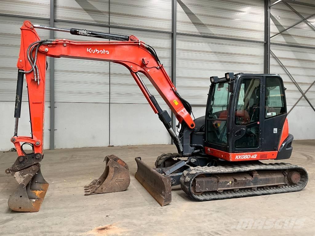 Kubota KX 080-4 A حفارات وسط 7 طن - 12 طن