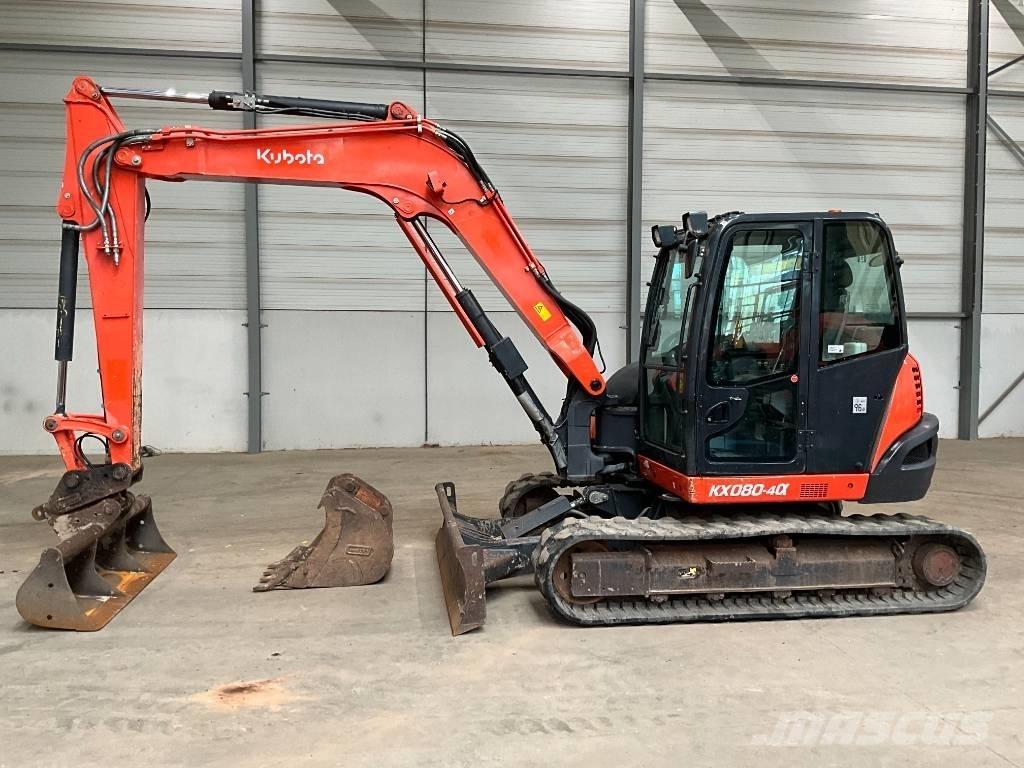 Kubota KX 080-4 A حفارات وسط 7 طن - 12 طن