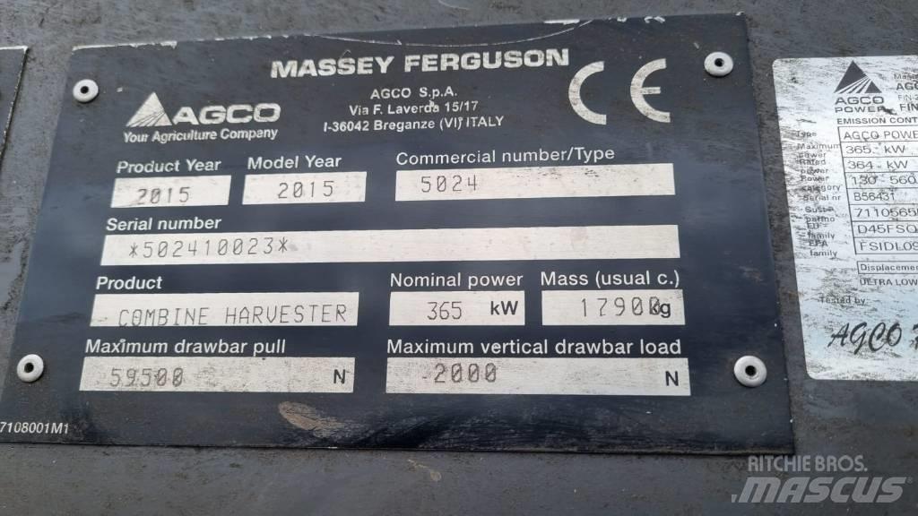 Massey Ferguson 9380 حصادات