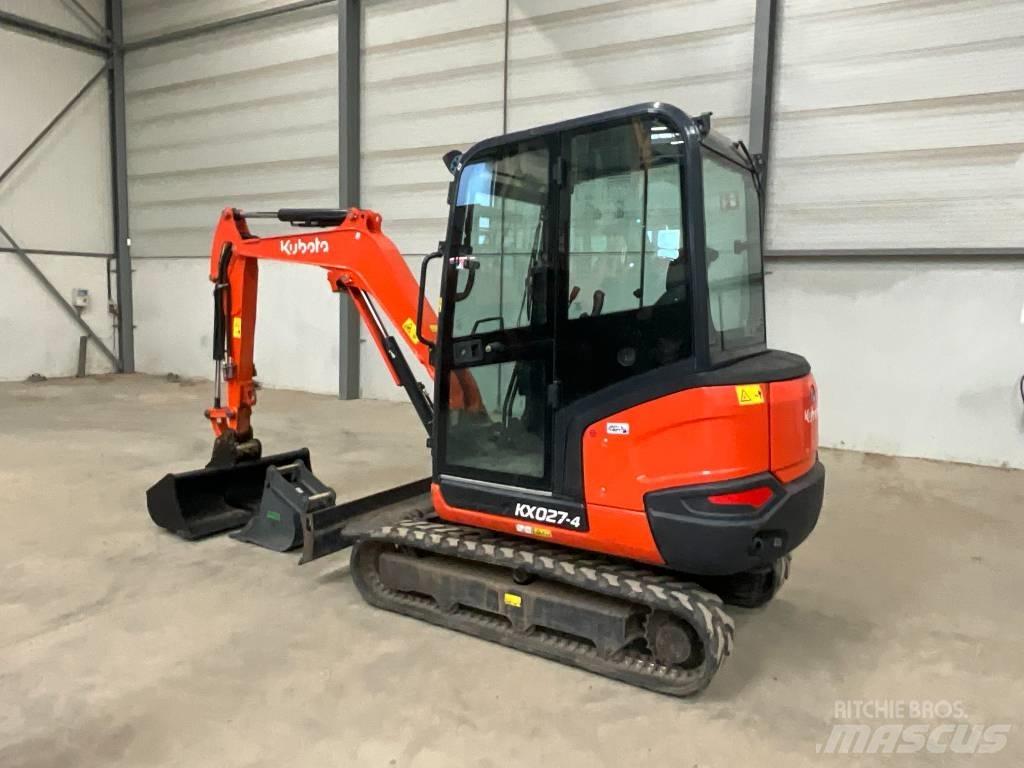 Kubota KX 027-4 HI حفارات صغيرة أقل من 7 طن (حفارات صغيرة)