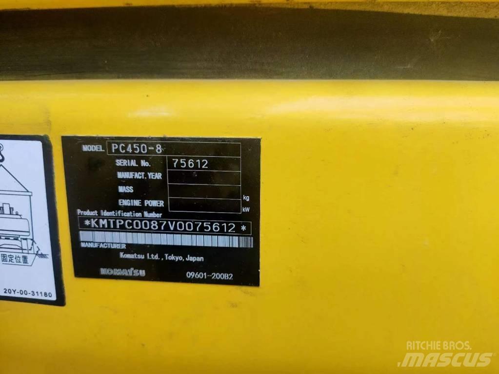 Komatsu PC 450-8 حفارات زحافة