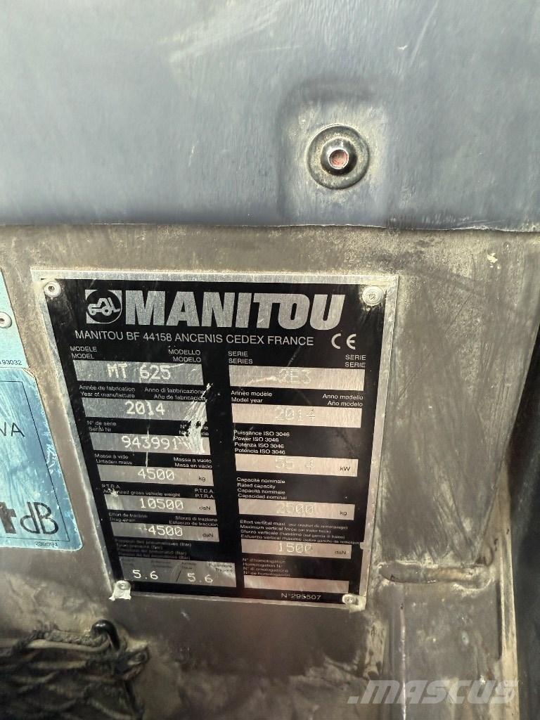 Manitou MT 625 2E3 مناولات متداخلة