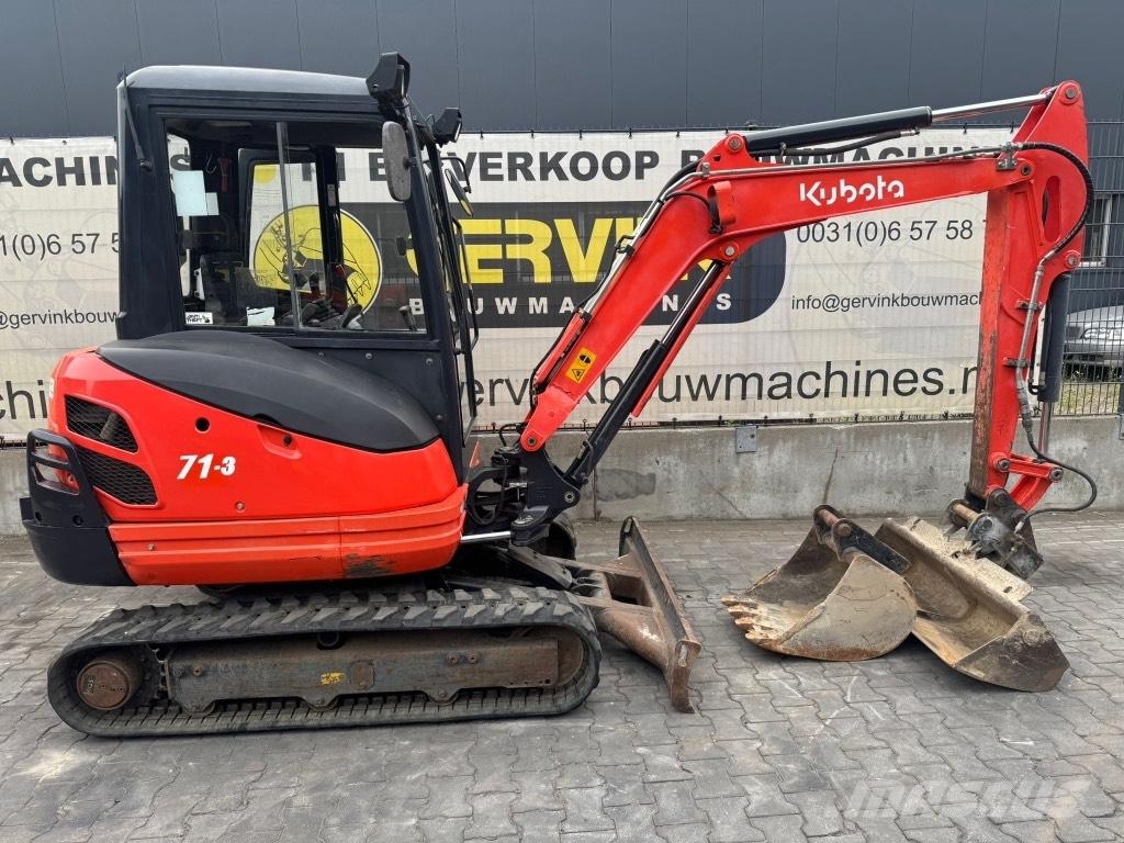 Kubota KX 71-3 حفارات صغيرة أقل من 7 طن (حفارات صغيرة)