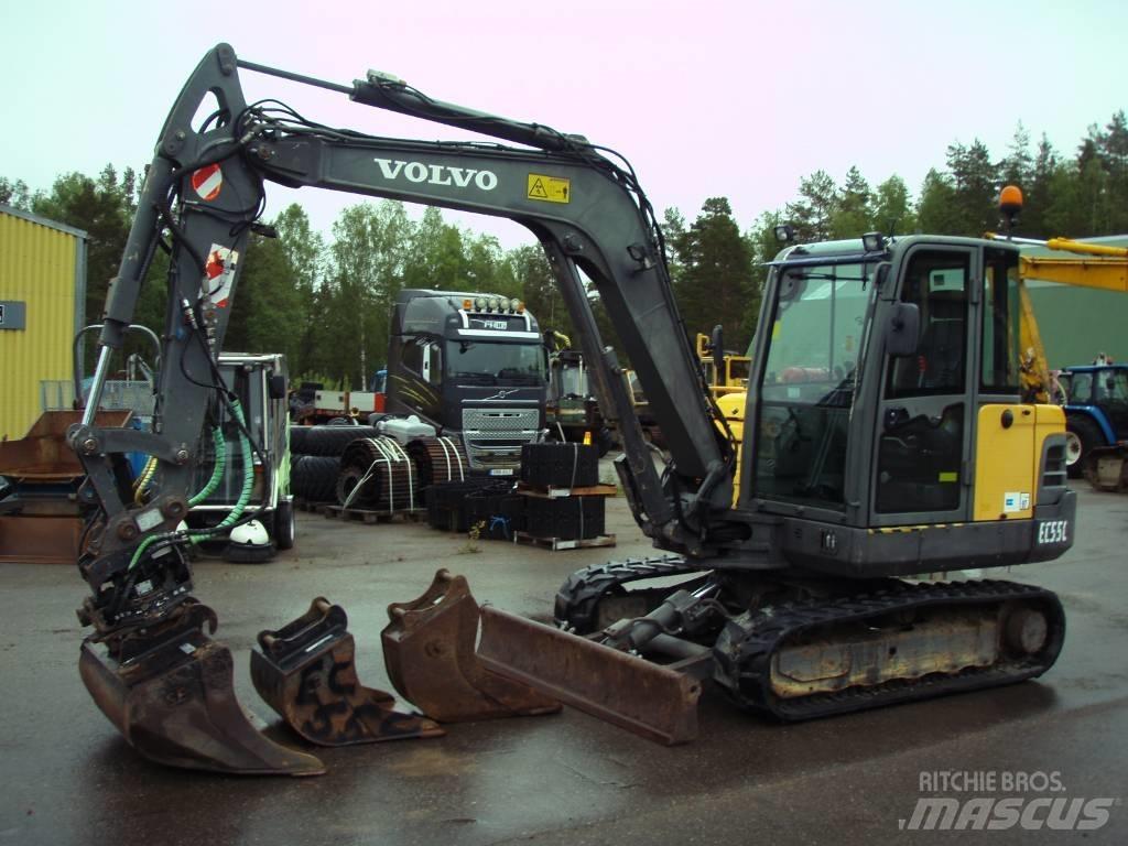 Volvo EC 55 C حفارات صغيرة أقل من 7 طن (حفارات صغيرة)
