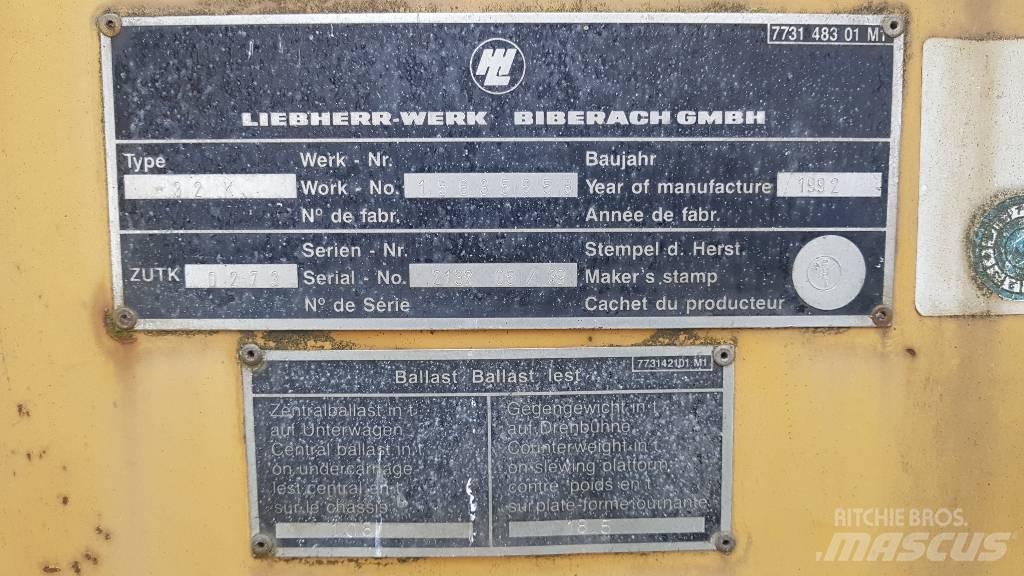 Liebherr K 32 رافعات برجية