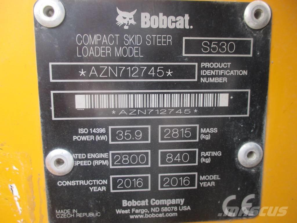 Bobcat S 530 لوادر انزلاقية التوجيه
