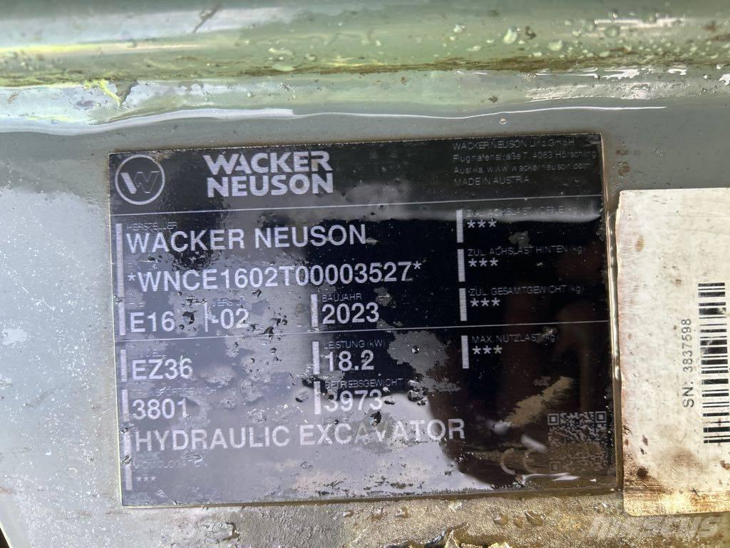 Wacker Neuson EZ36 حفارات زحافة