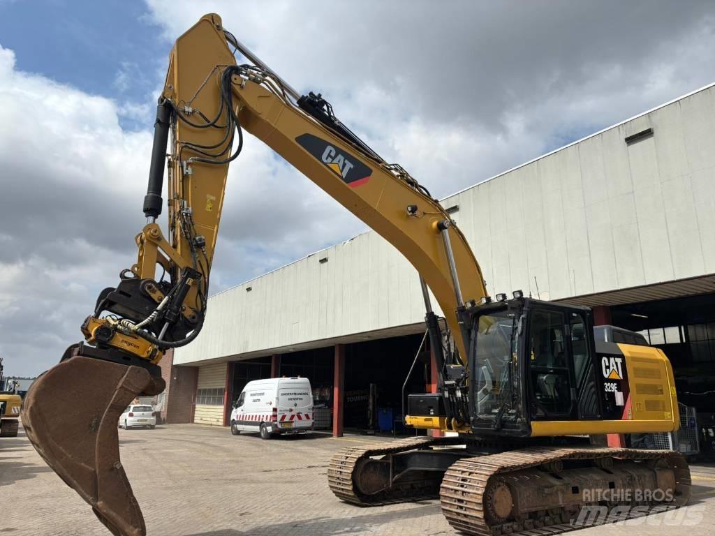 CAT 329 EL حفارات زحافة