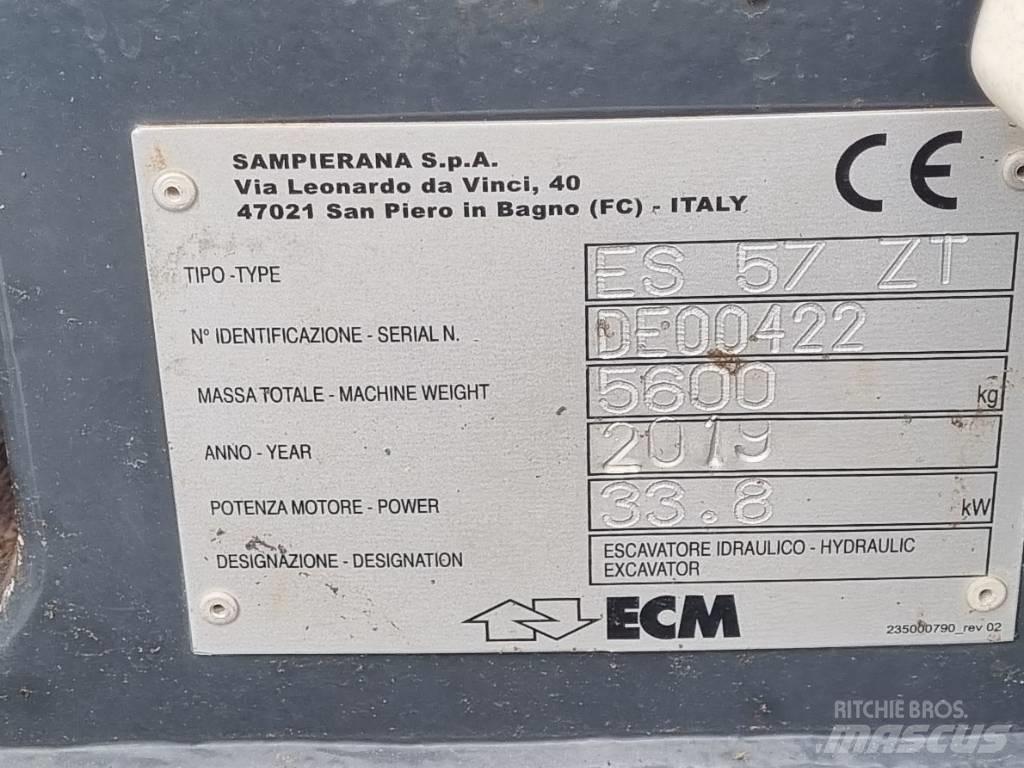 ECM ES 57 ZT حفارات صغيرة أقل من 7 طن (حفارات صغيرة)