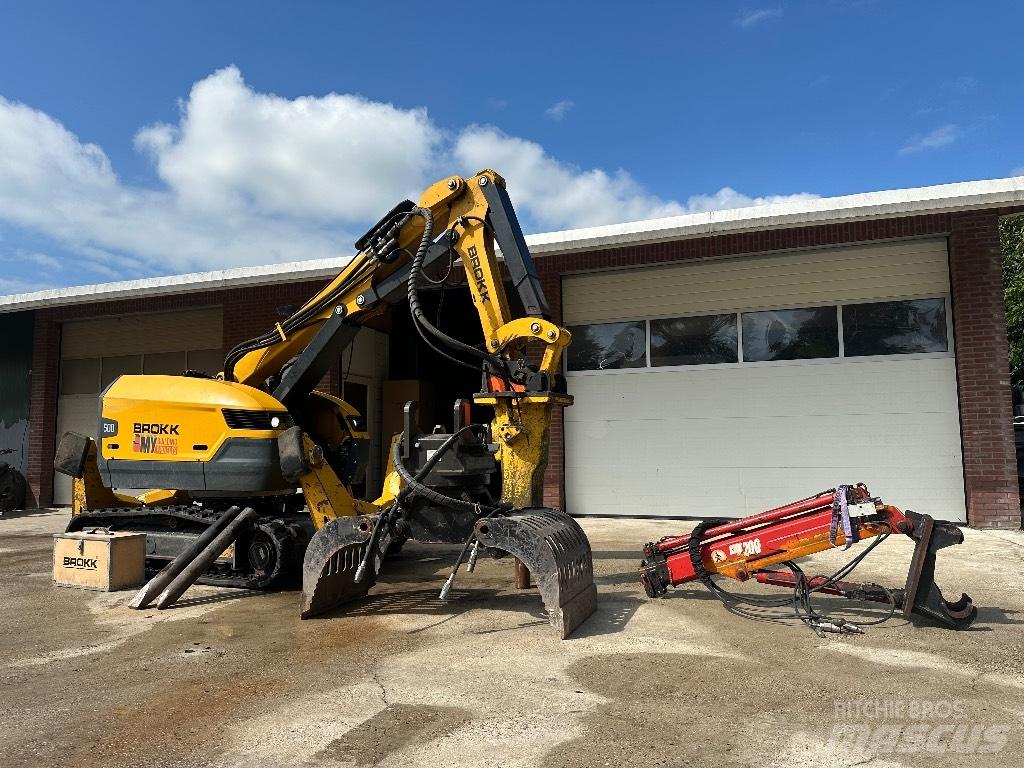 Brokk 500 حفارات هدم