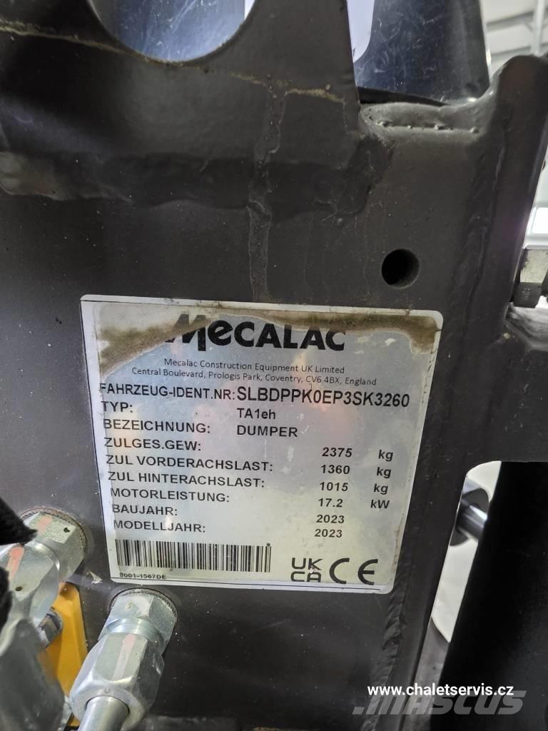 Mecalac TA 1 EH عربات نقل قلابة للمواقع