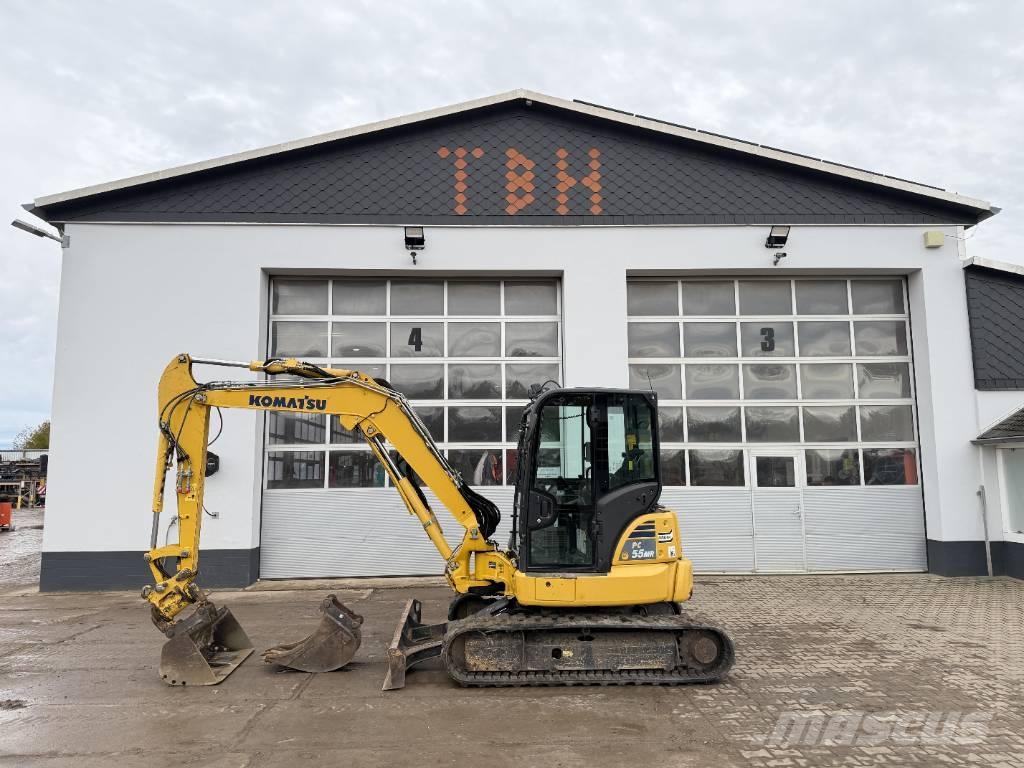 Komatsu PC 55 MR-5 حفارات صغيرة أقل من 7 طن (حفارات صغيرة)