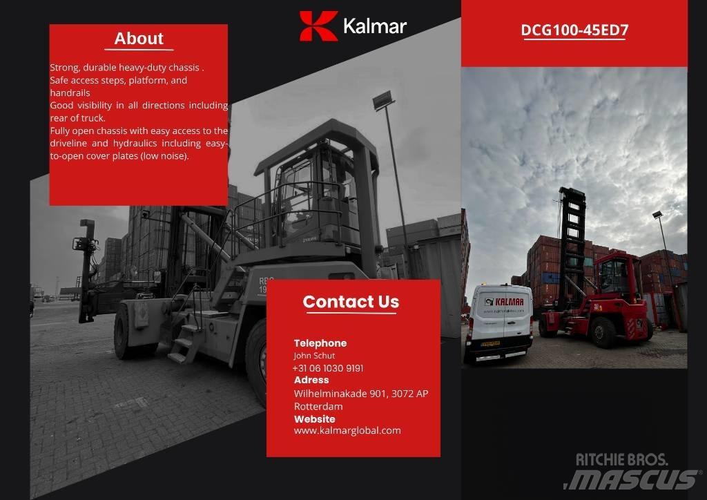 Kalmar DCG 100-45ED7 مناولات حاويات