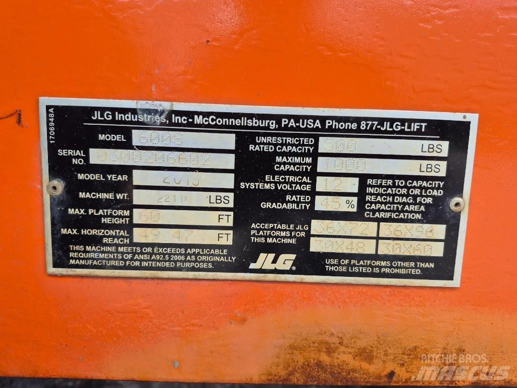 JLG 800 S رافعات سلة مفصلية