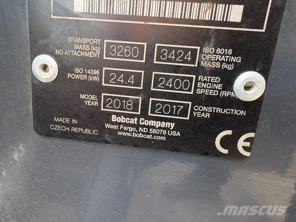 Bobcat E 35z حفارات صغيرة أقل من 7 طن (حفارات صغيرة)