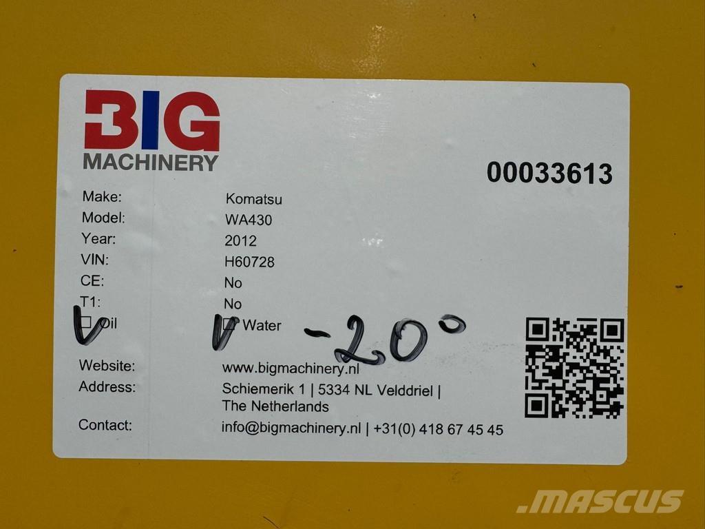 Komatsu WA430-6 لوادر بعجل