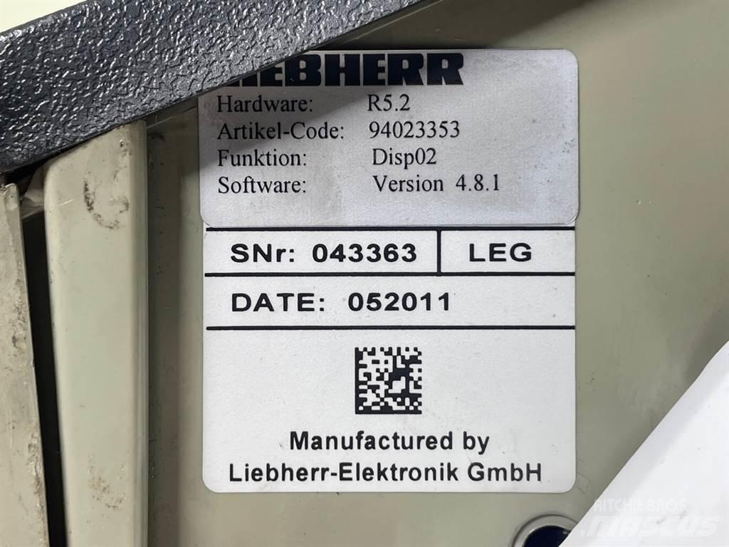 Liebherr A 924 C إلكترونيات